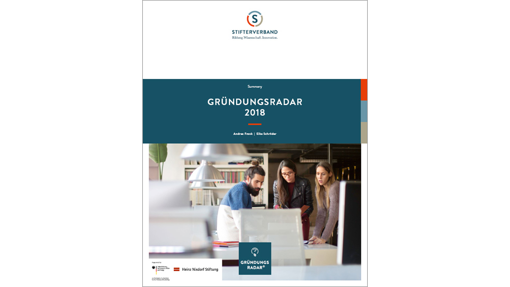 Gründungsradar 2018 - English summary (Cover)