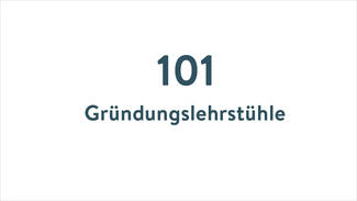 101 Gründungslehrstühle