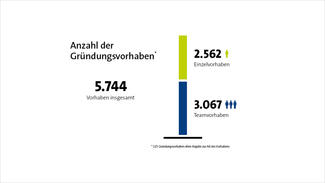 Anzahl der Gründungsvorhaben