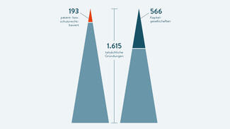 Zahl der Gründungen
