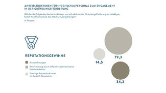 Anreizstrukturen für Hochschulpersonal zum Engagement in der Gründungsförderung (Grafik)