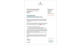 Musterfragebogen (Cover)