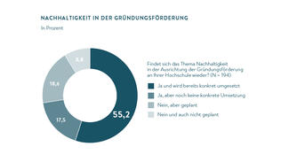 Nachhaltigkeit in der Gründungsförderung (Grafik)