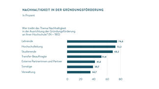 Nachhaltigkeit in der Gründungsförderung (Grafik)