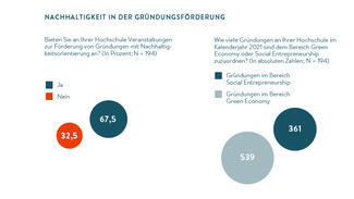 Nachhaltigkeit in der Gründungsförderung (Grafik)